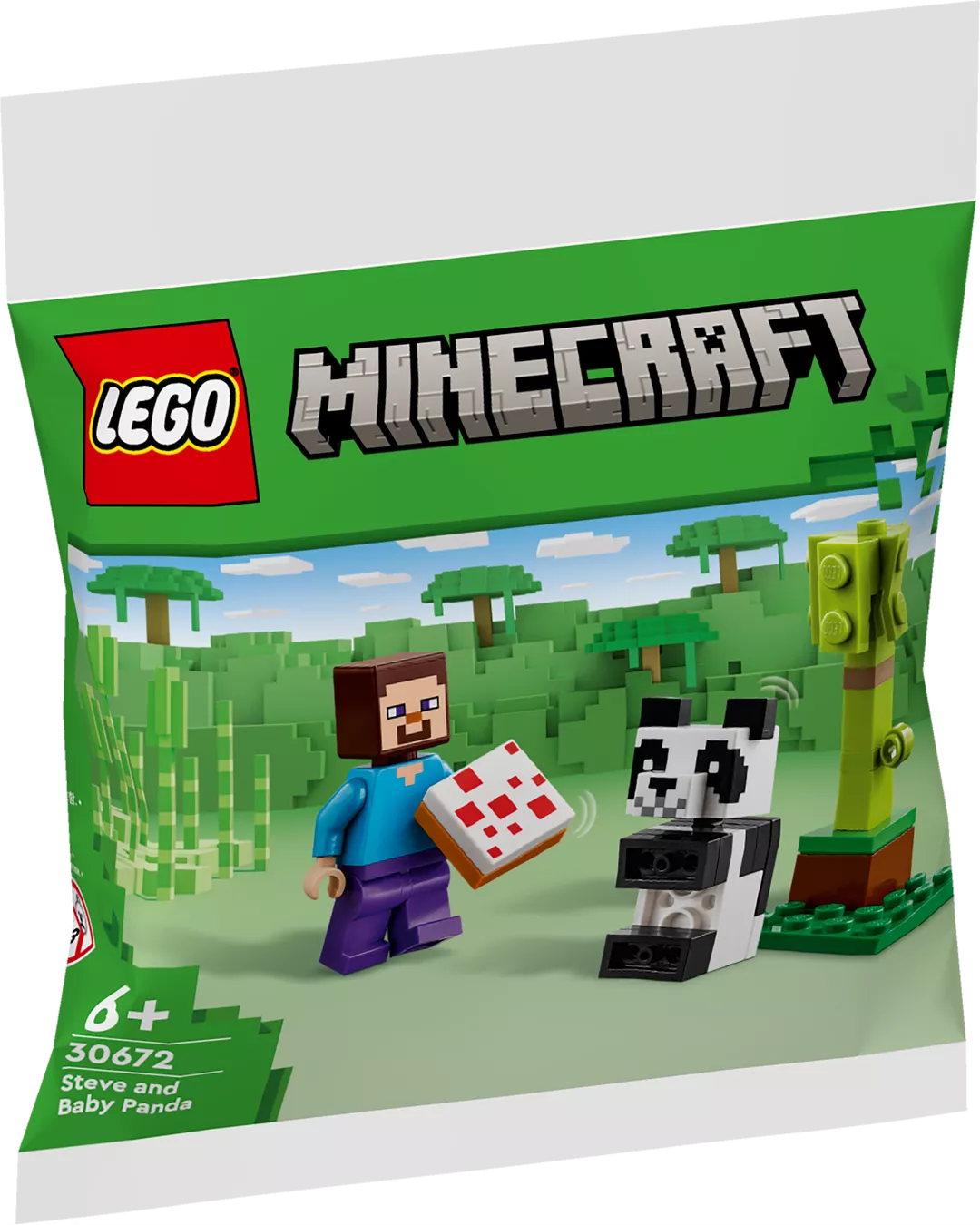 LEGO 30672 Steve mit Baby-Panda