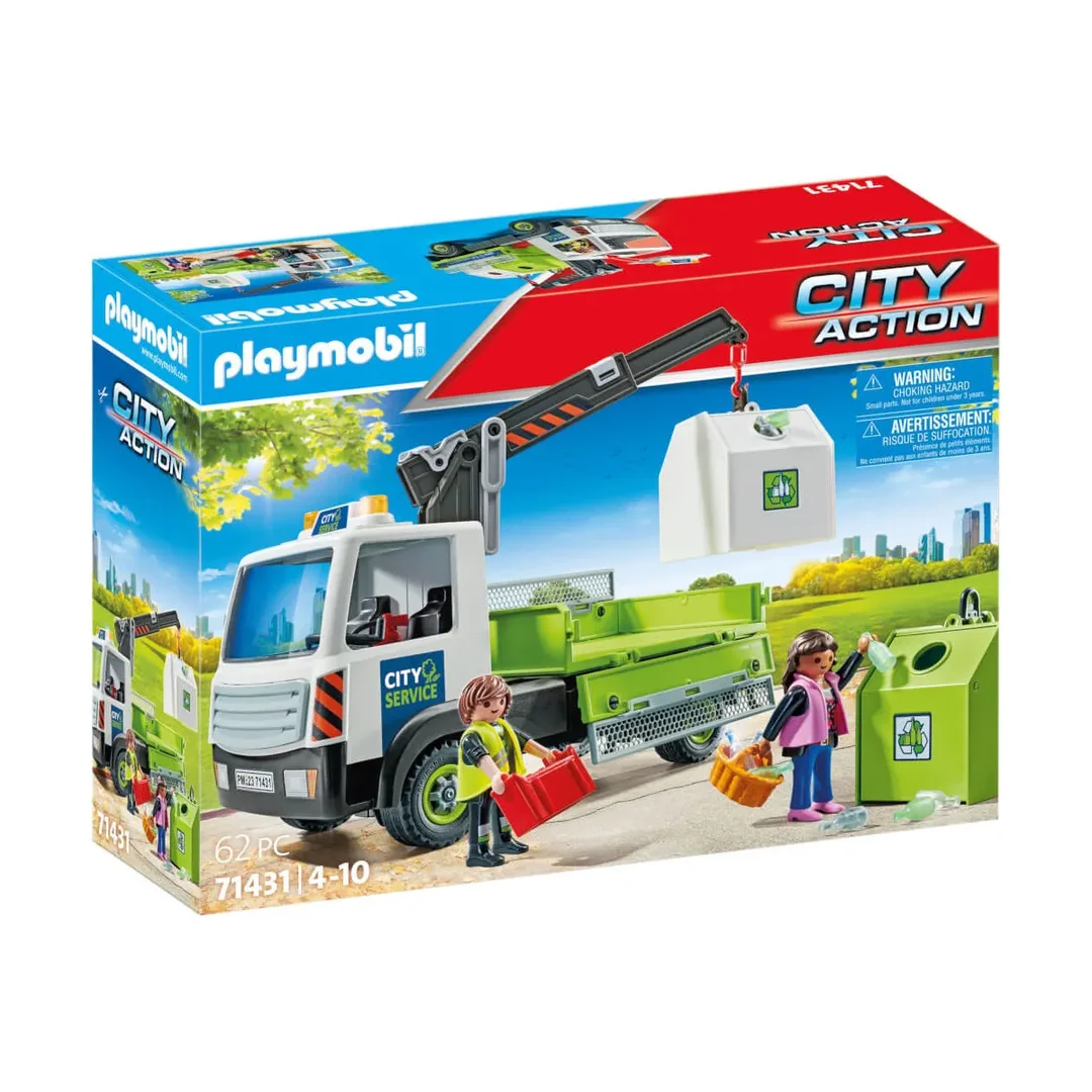 PLAYMOBIL 71431 Altglas-Lkw Mit Container