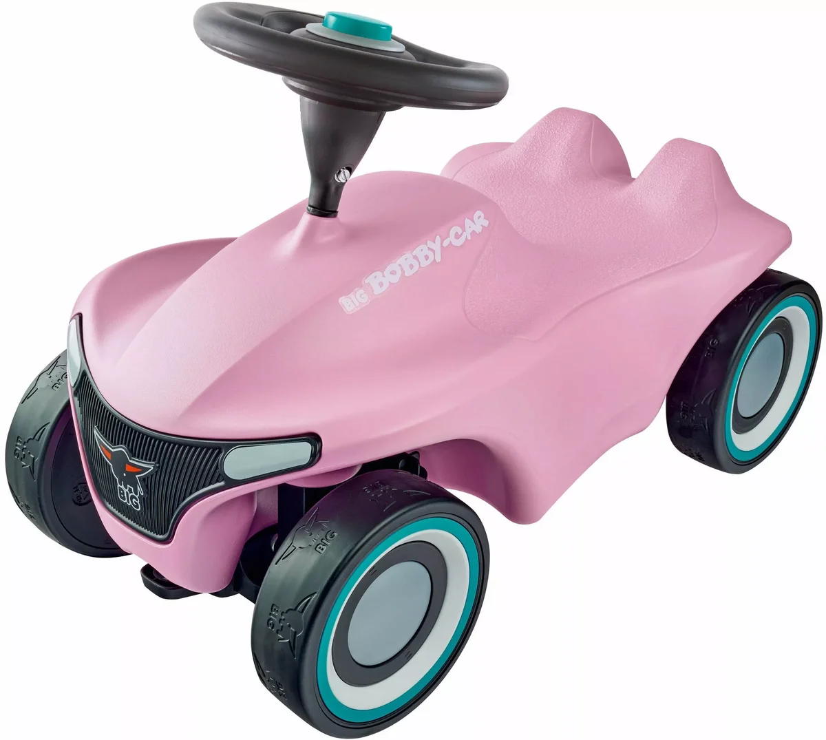 BIG Rutscherauto BIG Bobby-Car-Neo Rosé, Made in Germany (BIG 800056246) Sitz von 1-5 Jahren