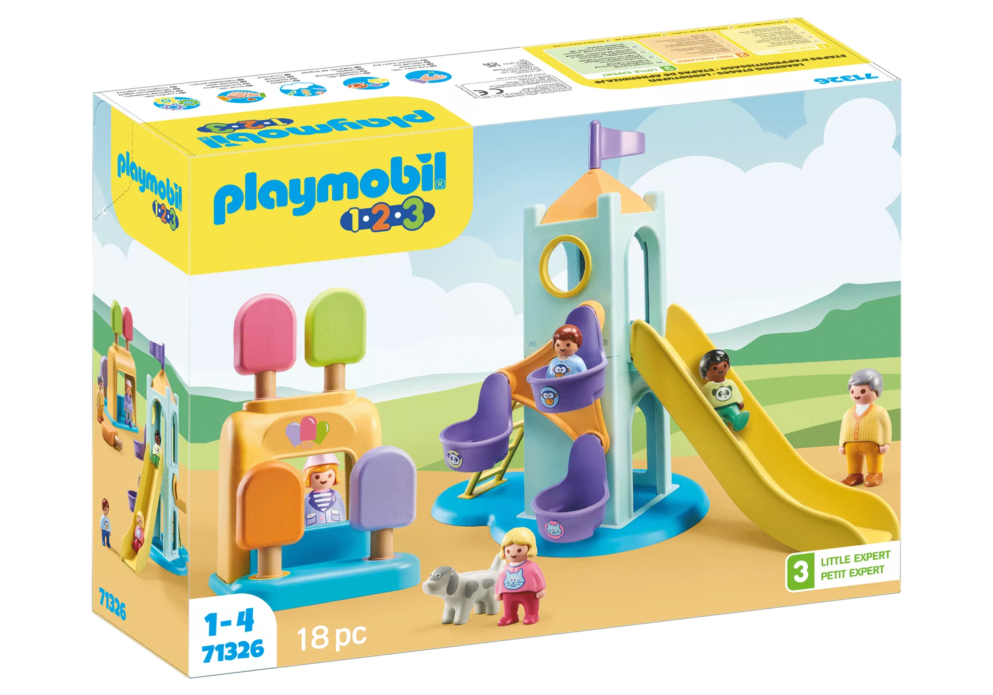 Playmobil 71326 1.2.3: Erlebnisturm mit Eisstand 1.2.3