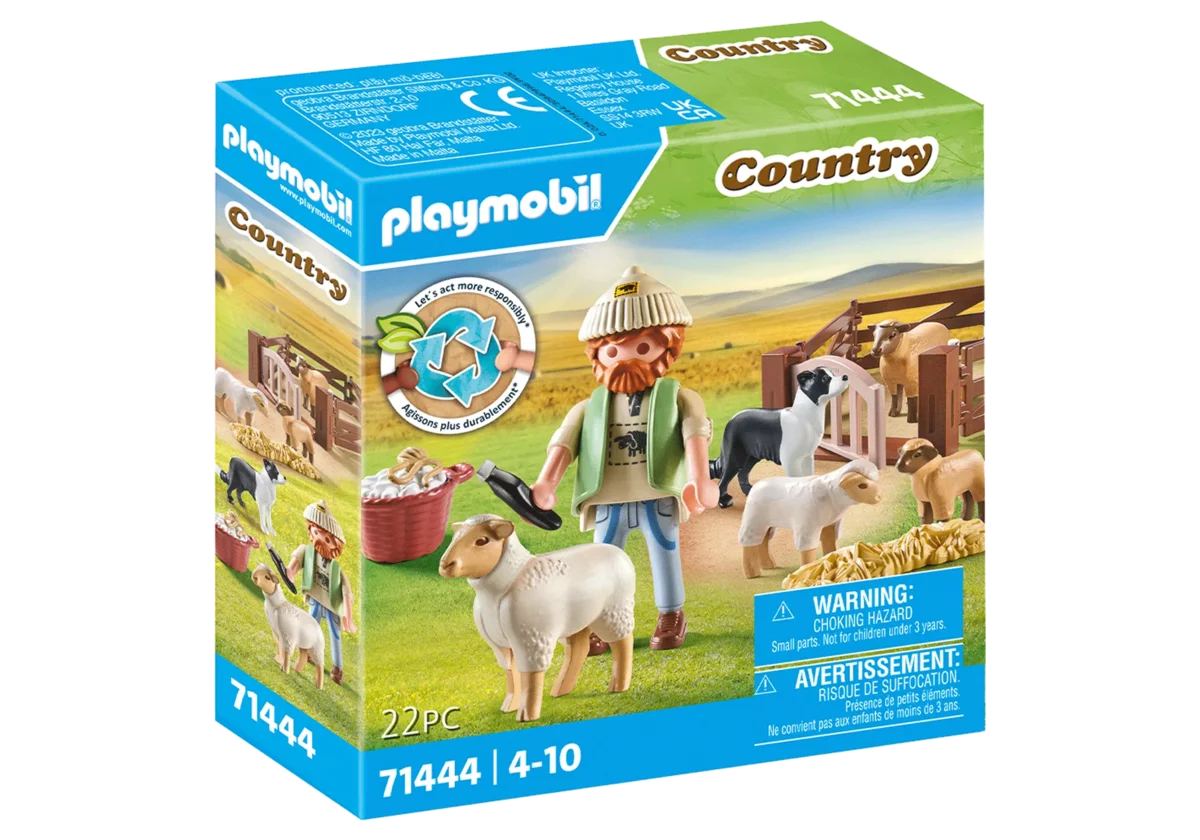 PLAYMOBIL 71444 Junger Schäfer mit Schafen