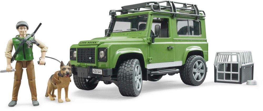 Bruder_02587_Land_Rover_Defender_Station_Wagon_Mit_Förster_Und_Hund