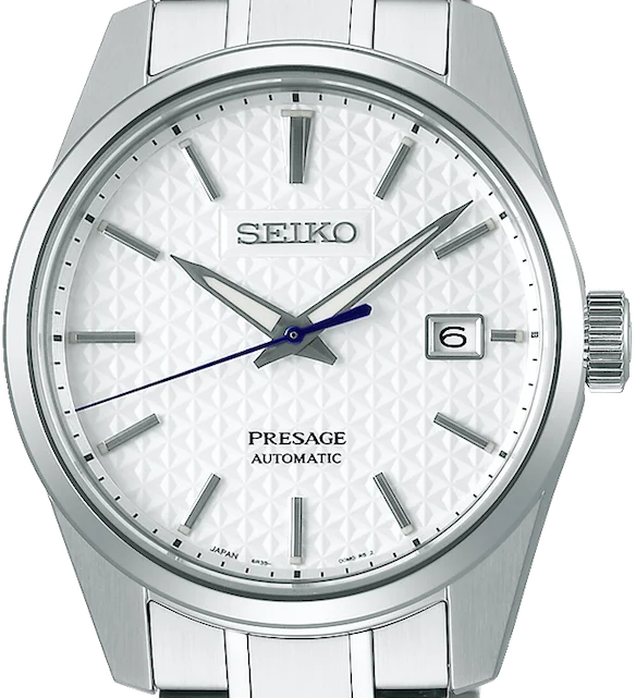 Seiko SPB165J1 Presage, Silber/Weiß