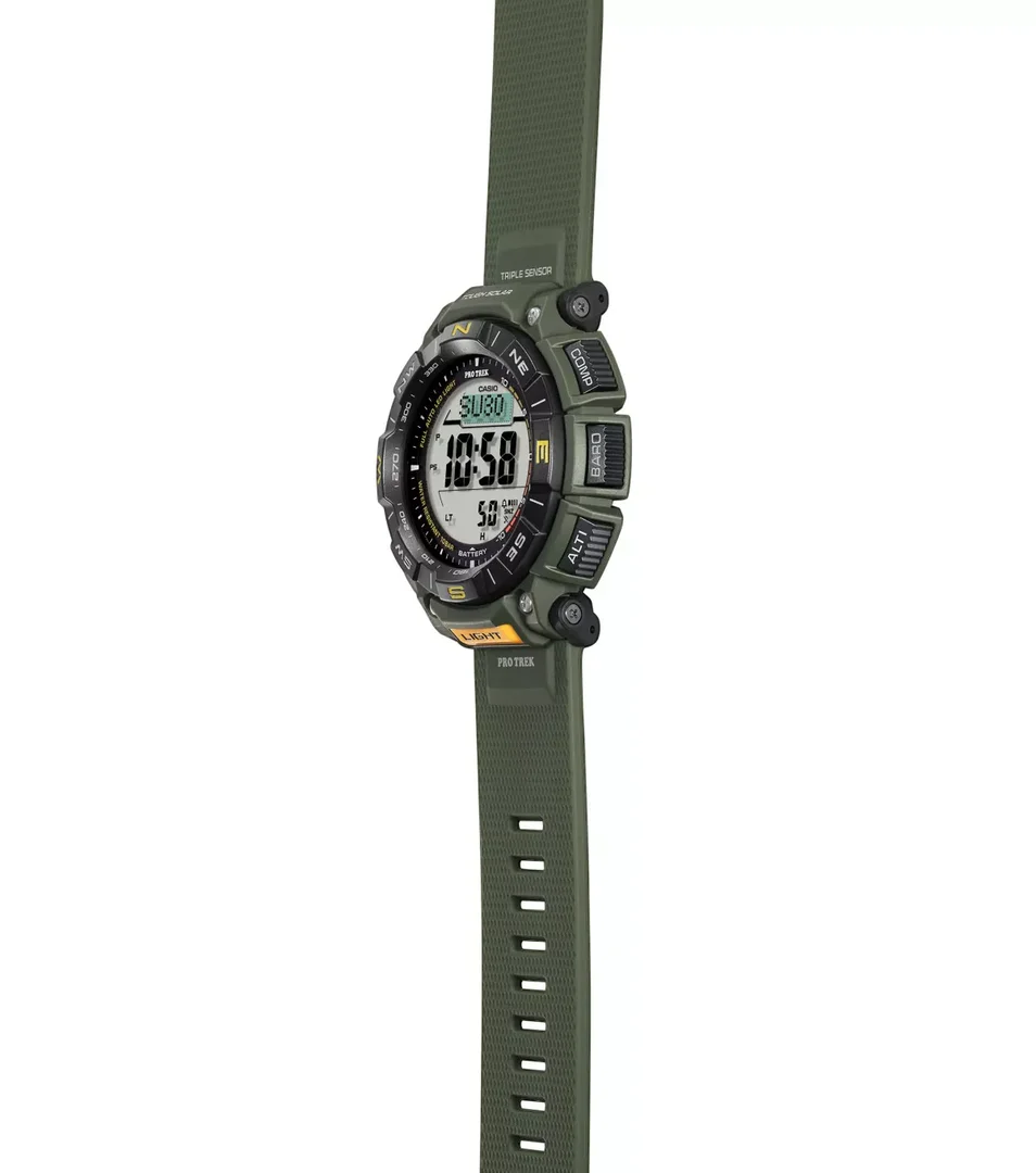 CASIO PRG-340-3ER uhr, pro trek, digital, khaki