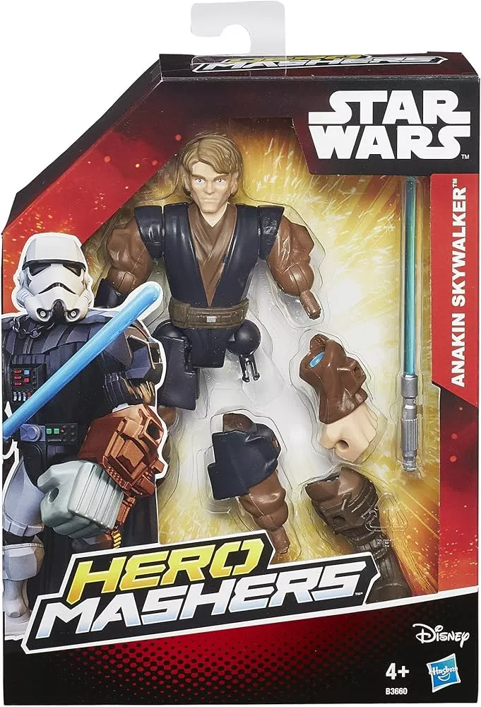 Star Wars Hero Mashers Anakin Skywalker Yoda Figure B3660