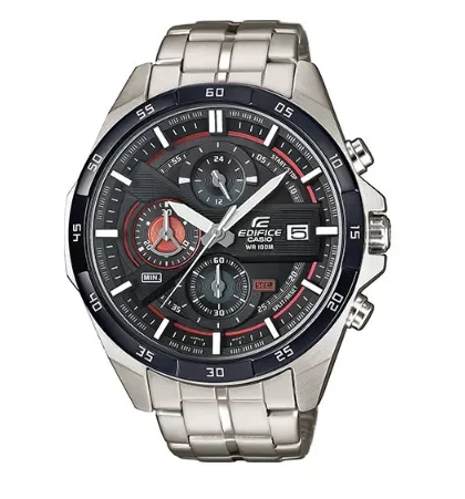 CASIO EFR-556DB-1AVUEF Uhr, Herren, Edifice, Silber/Schwarz