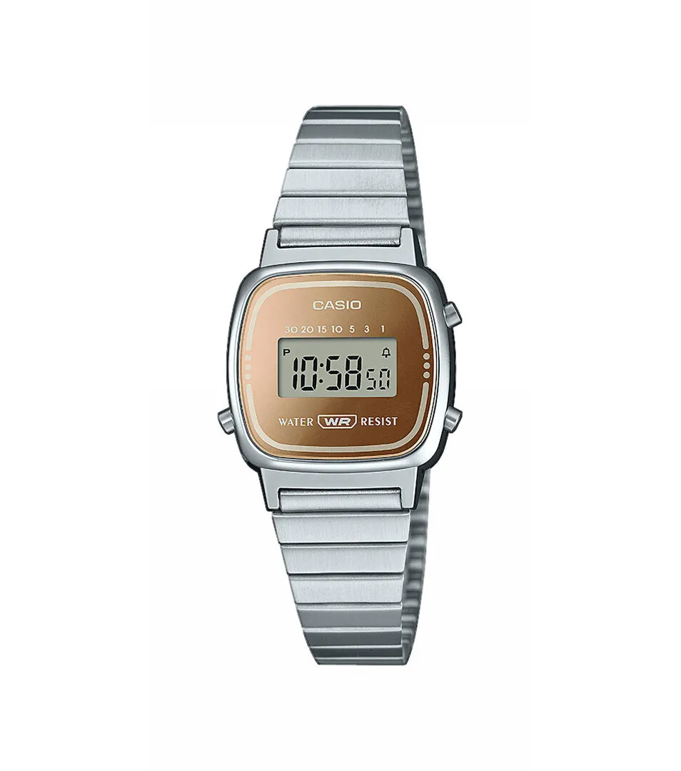 CASIO LA670WES-4AEF uhr, casio collection vintage, si/br