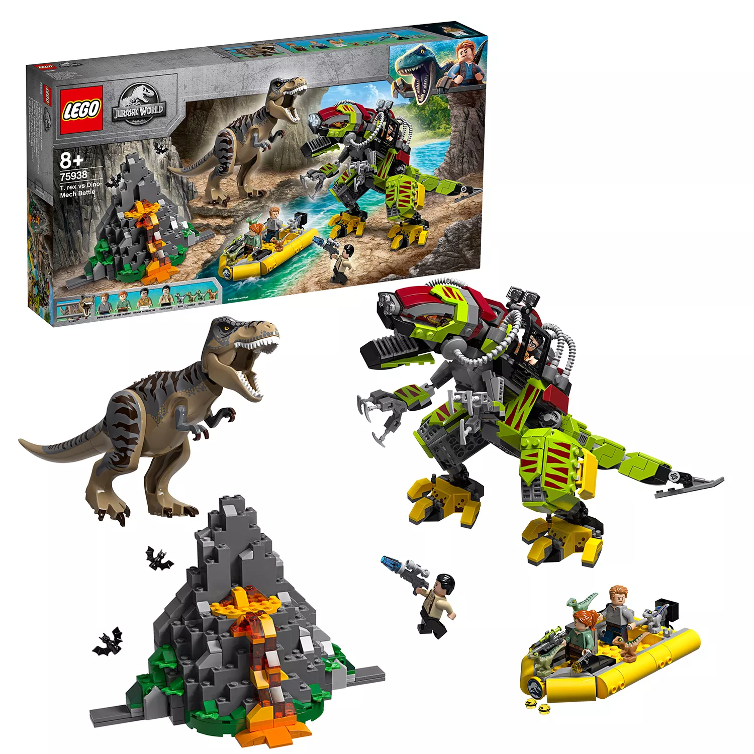 LEGO 75938 Jurassic World™ T. rex vs. Dino-Mech