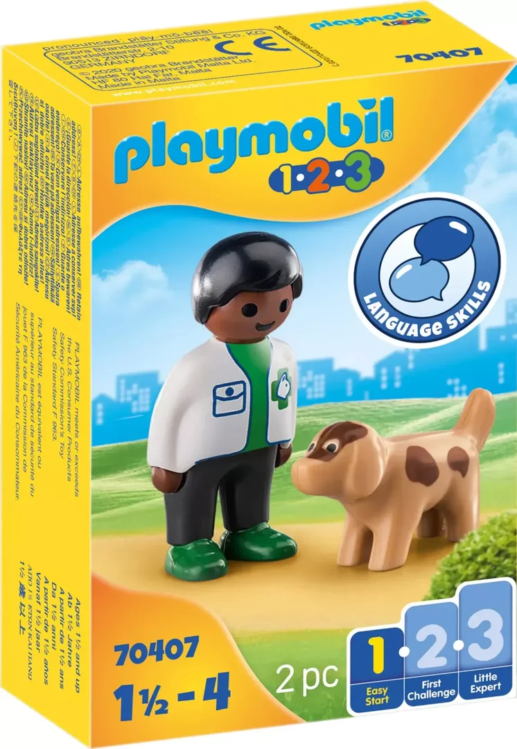 PLAYMOBIL 70407 Tierarzt Mit Hund