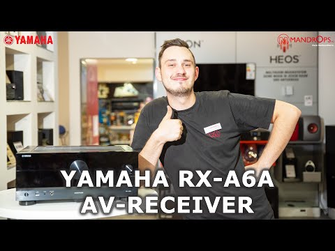 Yamaha RX-A6A AV-Receiver Schwarz